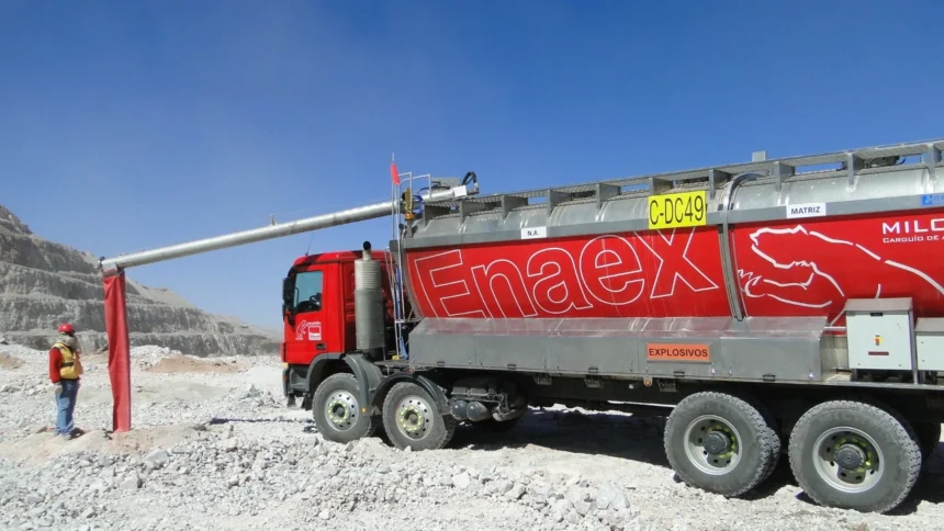 ENAEX busca choferes operadores, cargadores de tiros e ingenieros