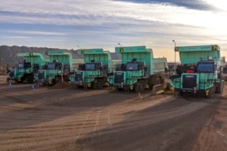 Ensayo con camiones eléctricos de 91 toneladas en la mina Oyu Tolgoi: innovación en Mongolia
