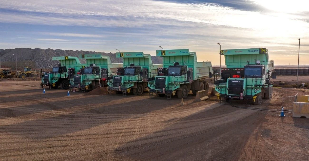 Ensayo con camiones eléctricos de 91 toneladas en la mina Oyu Tolgoi: innovación en Mongolia
