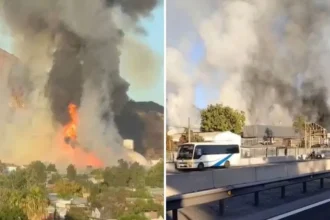 Explosión en Renca deja lesionados y moviliza a 10 compañías de Bomberos en Ruta 5 Sur