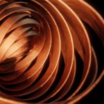 brown and white spiral illustration
