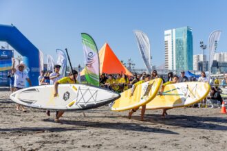 Finalizó segunda fecha del circuito nacional de stand up paddle en Arena Cavancha de Iquique