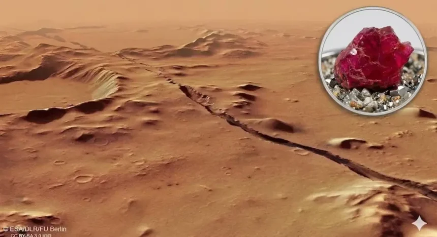 Gemas fluorescentes en Marte: hallazgo de corindón abre nuevas dudas sobre la geología del planeta rojo