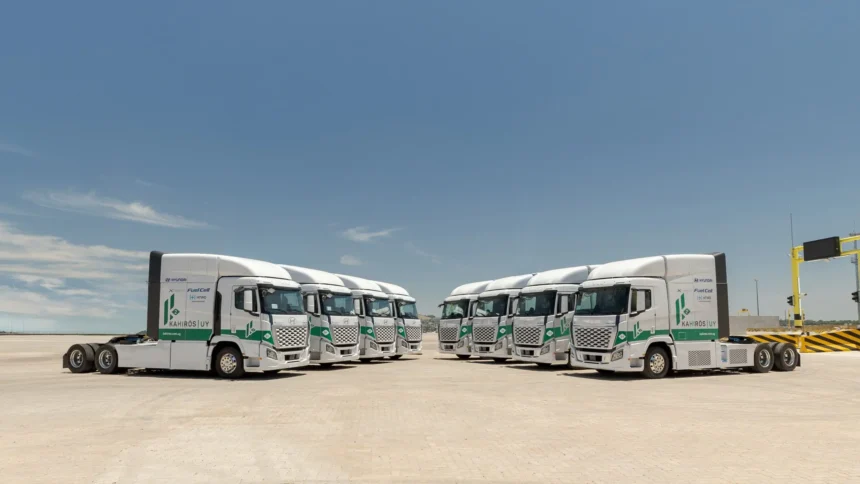 Hyundai impulsa logística sostenible en Uruguay con camiones de hidrógeno verde