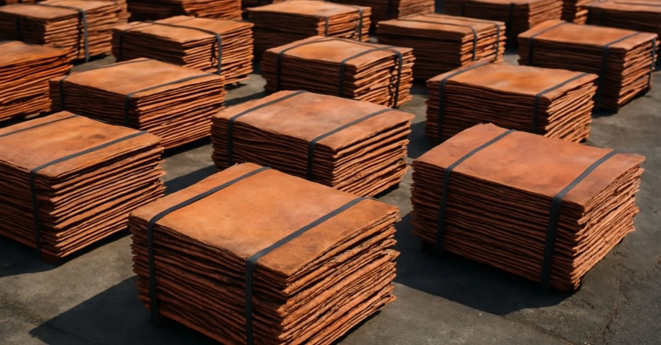 Importaciones de cobre en China caen en octubre por altos precios globales