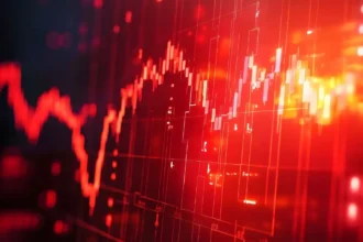 Kospi se desploma 12,06% en su peor sesión histórica: se activó un freno de 20 minutos y el won rozó 1.506 por dólar