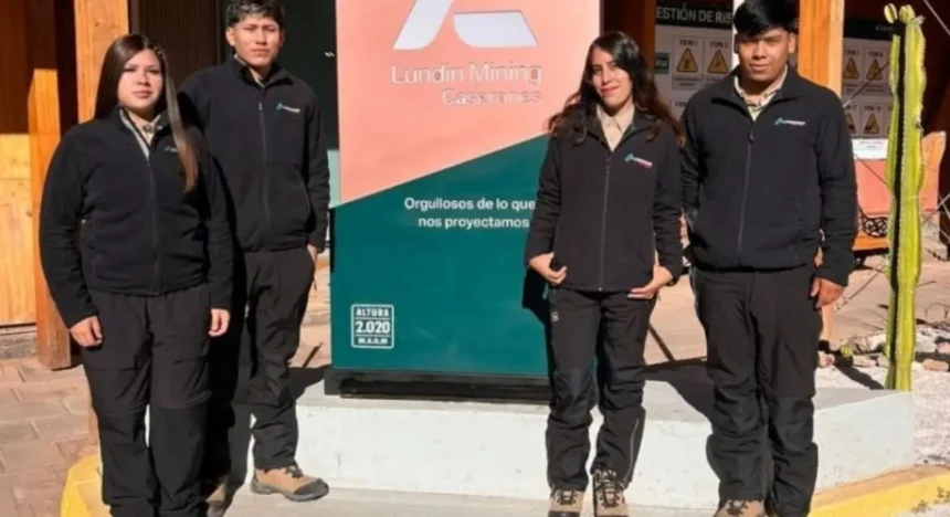 Lundin Mining: 5 técnicos de Los Loros ingresan a Caserones y refuerzan empleo local en Atacama