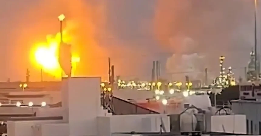 Misil iraní golpea refinería de Bapco en Baréin y provoca incendio en pleno salto de capacidad hacia 400.000 barriles diarios