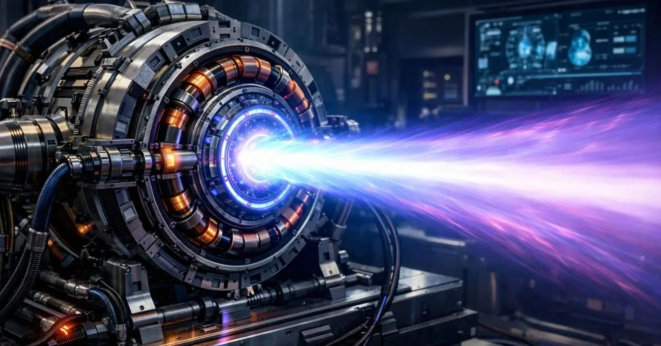 Motor de plasma: prototipo de 300 kW promete recortar el viaje a Marte a 30–60 días, pero falta la prueba decisiva