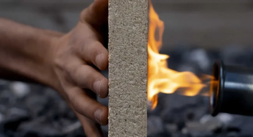 Paneles de construcción con serrín: innovación logra resistencia al fuego y apunta a reducir residuos