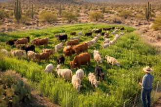 Pastoreo regenerativo: 14.000 hectáreas en Baja California y el agua que volvió a aparecer en el “seco total”