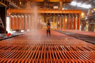 Producción refinada de cobre en Japón subiría 3,3% entre abril y septiembre