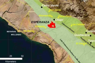 Proyecto Esperanza en Arequipa revela leyes de cobre de hasta 2,29% y confirma sistema tipo pórfido