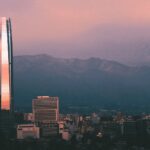 landscape photo of a city skyline at dusk