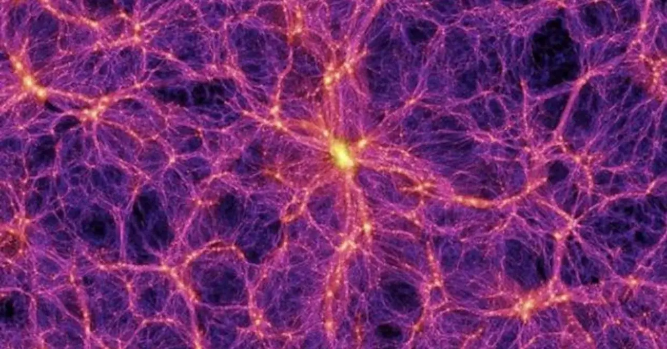 Red cósmica: la primera imagen directa de un filamento de 3 millones de años luz deja una pista sobre cómo se alimentan las galaxias