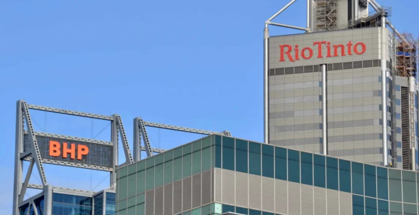 Rio Tinto y BHP impulsan ganancias mineras clave para la economía australiana
