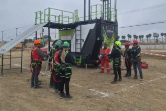 Segma lanza «Nómade», centro móvil para entrenar en seguridad laboral en altura