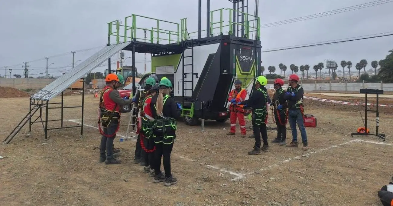 Segma lanza «Nómade», centro móvil para entrenar en seguridad laboral en altura