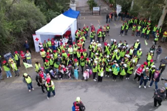 Simulacro de emergencia en tranque de relaves Las Tórtolas movilizó a cientos depersonas en Colina y Tilti