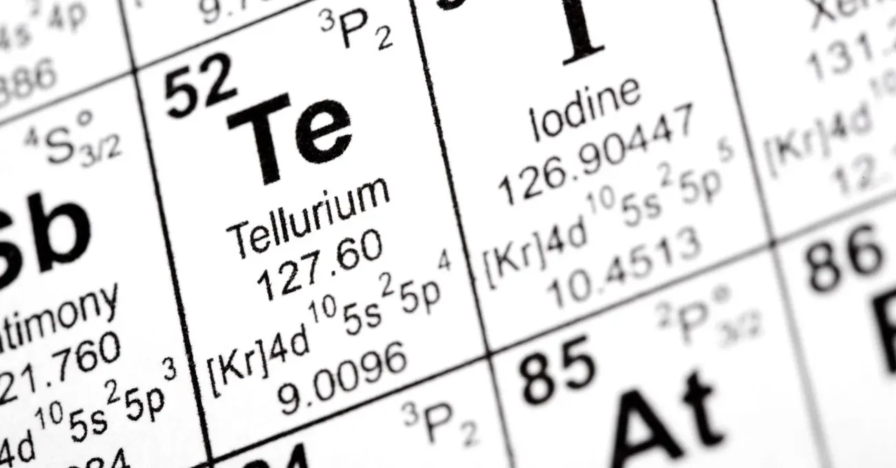 Telurio: 20 toneladas al año desde Utah y la señal que reordena la energía limpia
