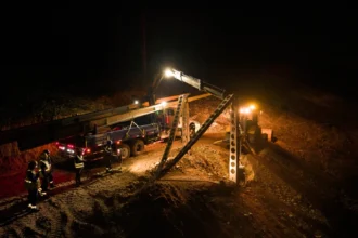 Transelec denuncia robo de 1.800 kilos de cable de cobre en línea de transmisión eléctrica de Huasco y daño grave a 9 estructuras 