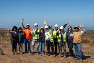 TRANSELEC y comunidad de La Cebada concretaron proyecto de reforestación en la comuna de Ovalle