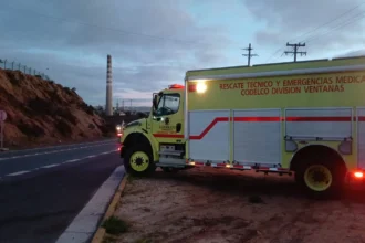 Unidad de Emergencias de Codelco Ventanas se despliega en ruta F-30E para prevenir accidentes