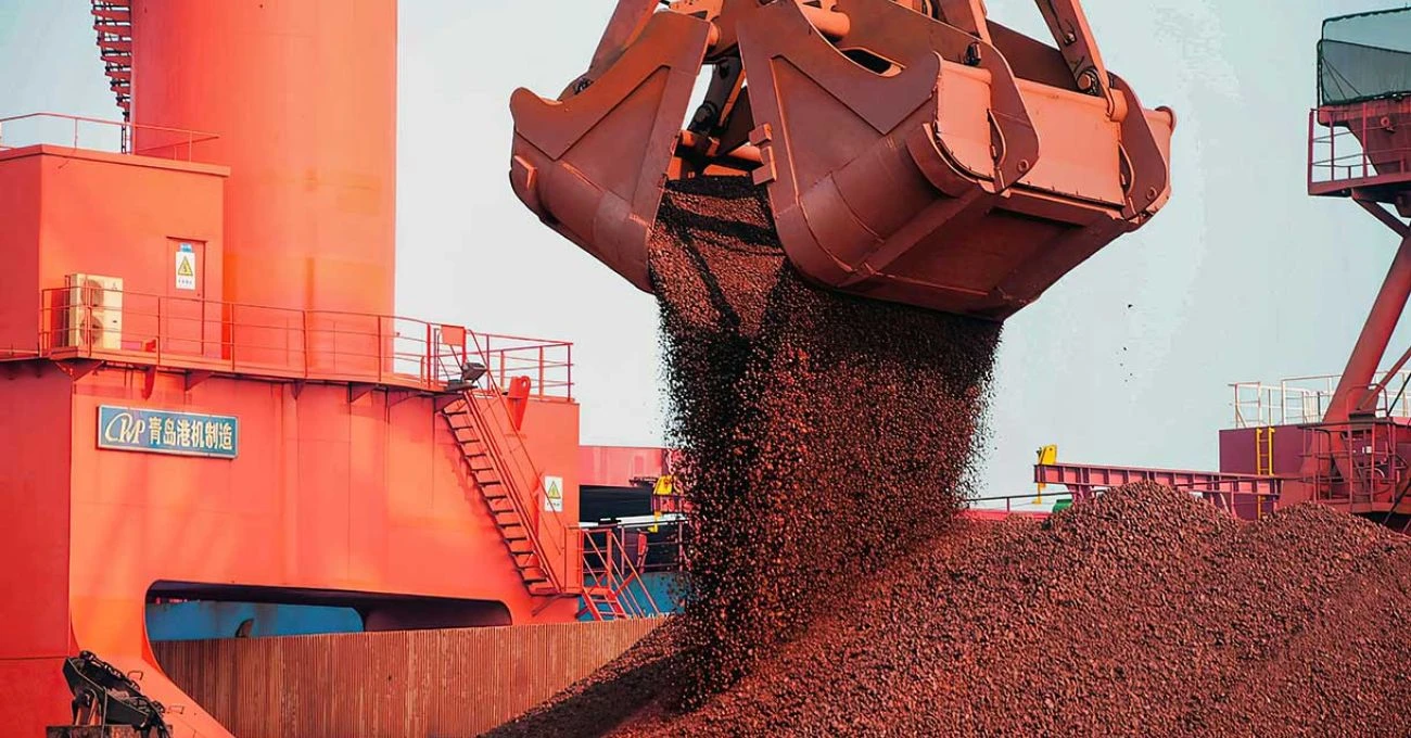 Vale advierte que China no puede romper con sus principales proveedores de mineral de hierro