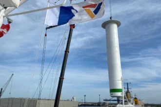 Velas rotor en buques: CSSC impulsa sistema de 35 metros que promete reducir hasta 25% el consumo de combustible