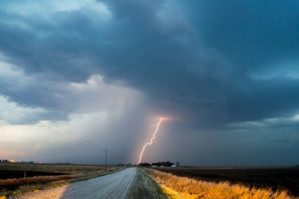 Cloud-to-ground lightning